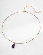 Lapis Lazuli Pendant Necklace — 18K Gold Vermeil, lapis lazuli | SENLORE