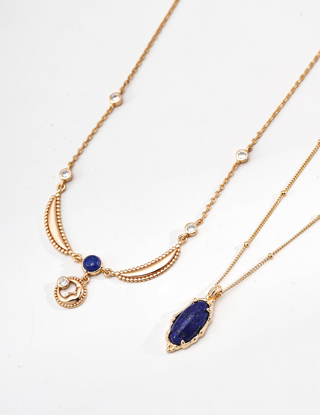 Lapis Lazuli Pendant Necklace — 18K Gold Vermeil, lapis lazuli | SENLORE