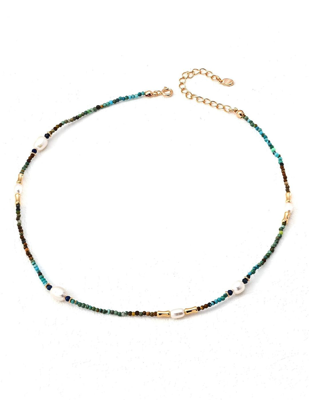 Minimalist Lapis Lazuli Turquoise Necklace