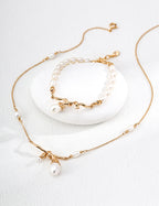 SENLORE Minimalist Wrapped Pearl Necklace> – Lifestyle Shot