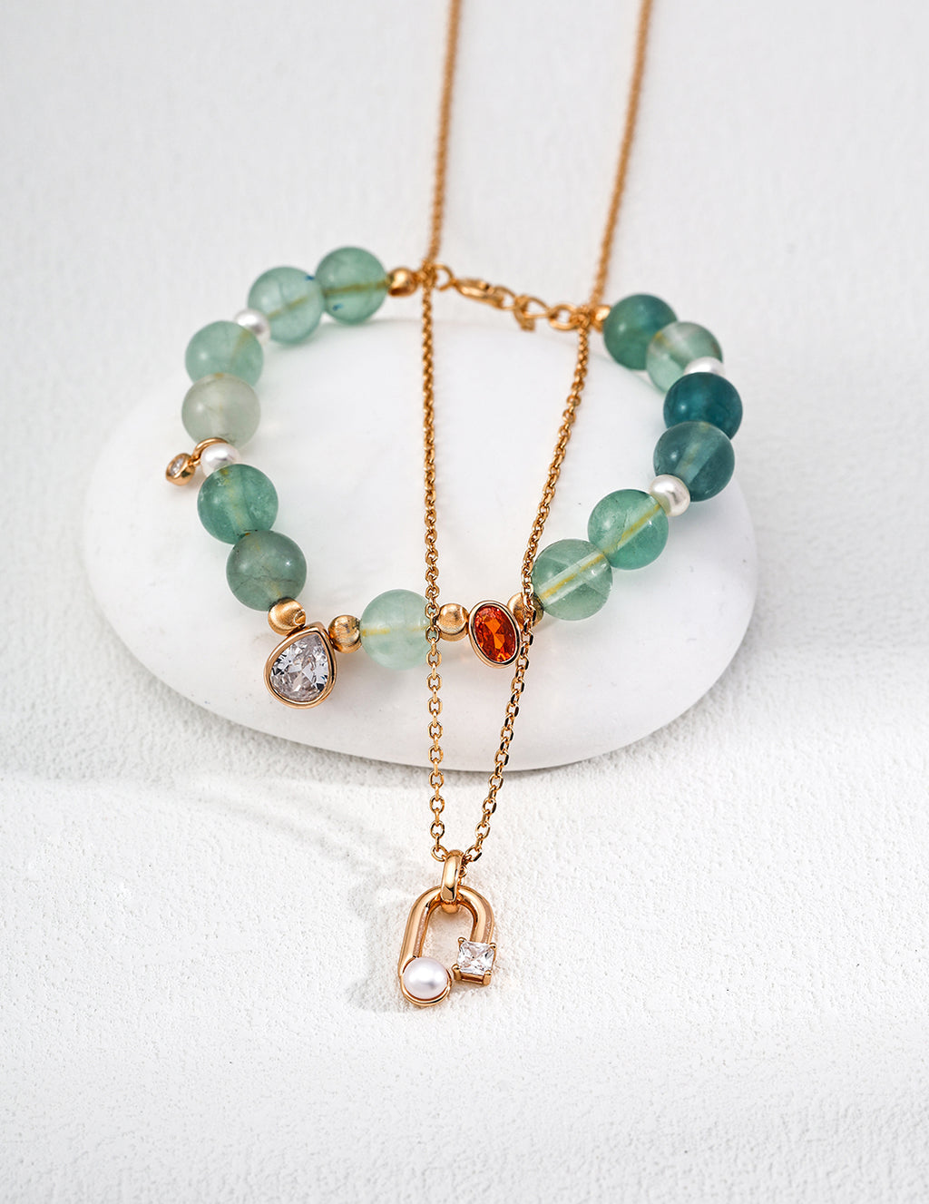 Minimal Pearl Necklace — Sterling Silver, 18K Gold Vermeil, natural freshwater pearl | SENLORE