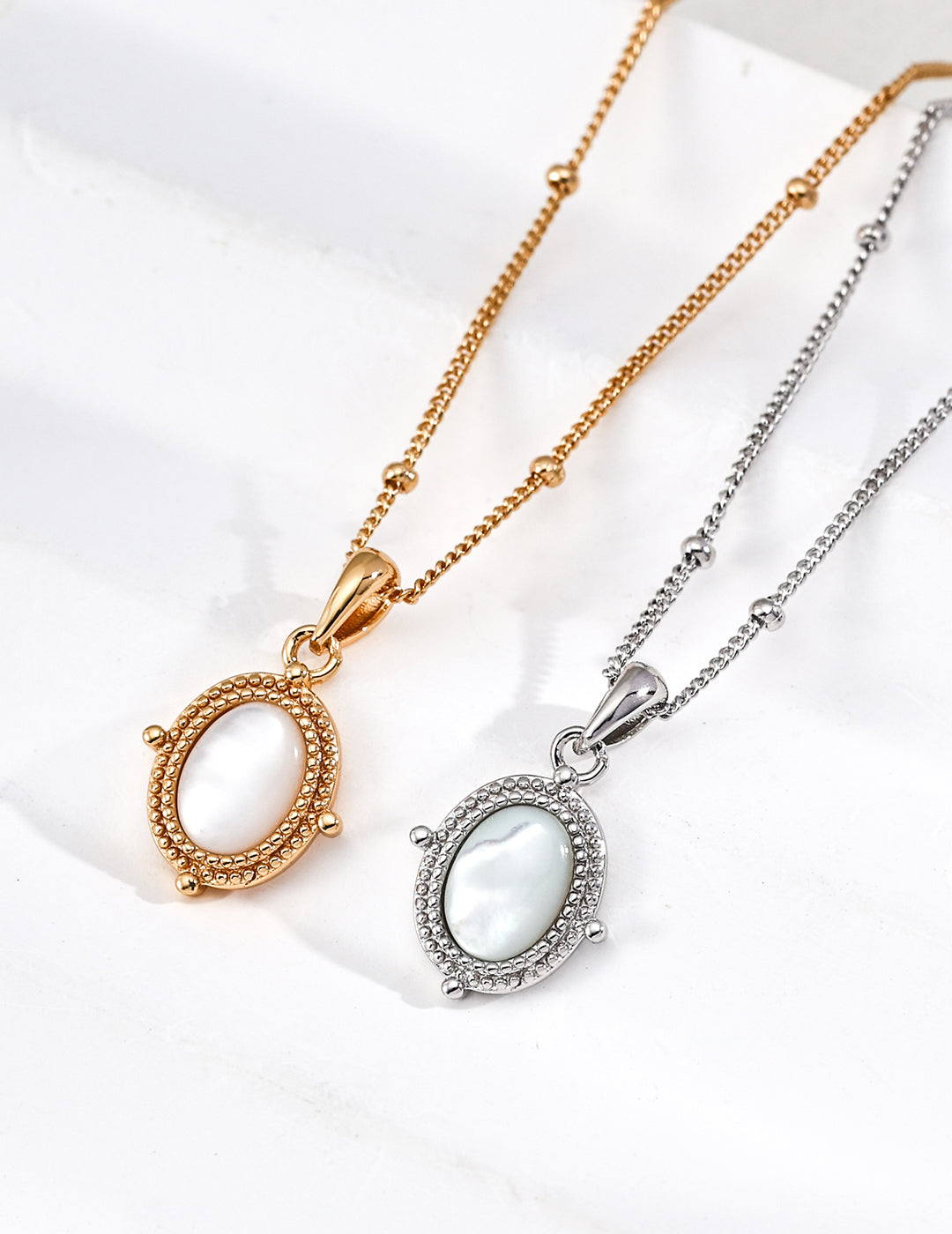 Court Vintage Necklace — Sterling Silver, 18K Gold Vermeil, malachite, lapis lazuli | SENLORE