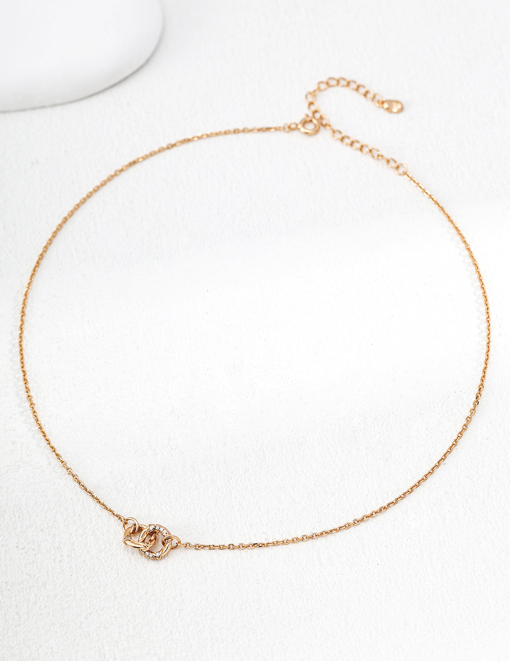 Dream Ring Lucky Necklace — Sterling Silver, 18K Gold Vermeil, cubic zirconia | SENLORE