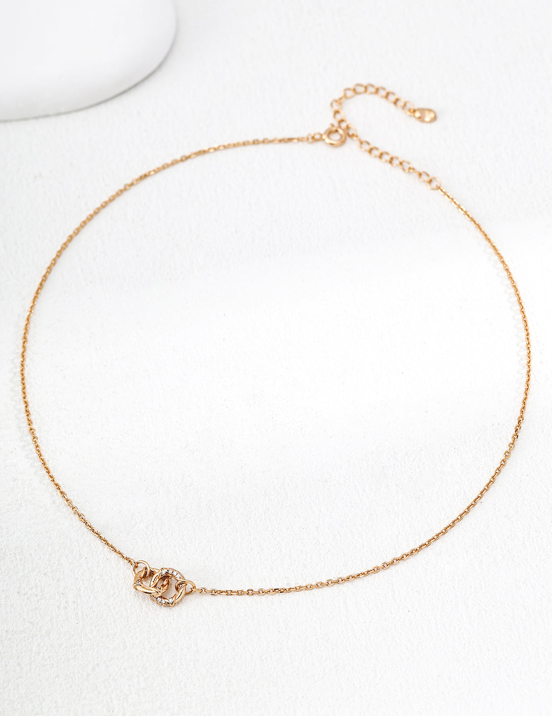 Dream Ring Lucky Necklace — Sterling Silver, 18K Gold Vermeil, cubic zirconia | SENLORE