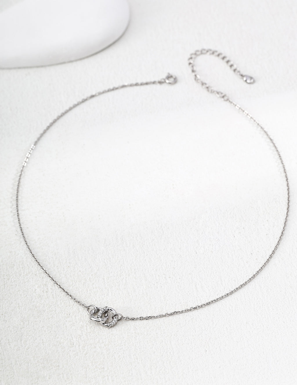 Dream Ring Lucky Necklace — Sterling Silver, 18K Gold Vermeil, cubic zirconia | SENLORE