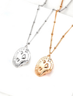 Curved Edge Tag Necklace