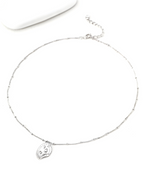 Curved Edge Tag Necklace