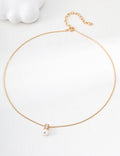 SENLORE Mini Bulb Pendant Necklace – Detail Close-up