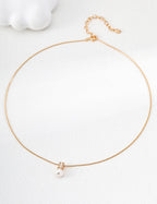SENLORE Mini Bulb Pendant Necklace – Detail Close-up
