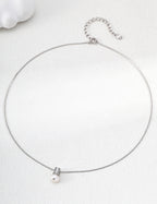 SENLORE Mini Bulb Pendant Necklace – Side View