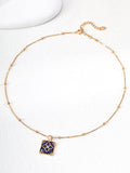 SENLORE Lapis Lazuli Zircon Necklace – Lifestyle Shot