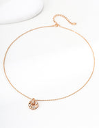 SENLORE Lucky Wheel Pendant Necklace – Detail Close-up