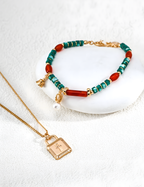 SENLORE Cross Padlock Necklace – Front View