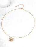 SENLORE Starburst Zircon Necklace – Detail Close-up