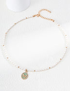SENLORE Butterfly Pearl Necklace – Lifestyle Shot