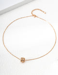 SENLORE Rotating Star Wheel Necklace – Detail Close-up