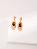 West Asian Tiger's Eye Earrings — 18K Gold Vermeil, tiger's eye | SENLORE