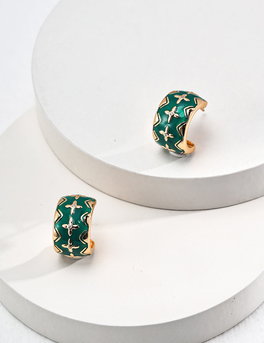 Court Vintage Earrings — 18K Gold Vermeil | SENLORE