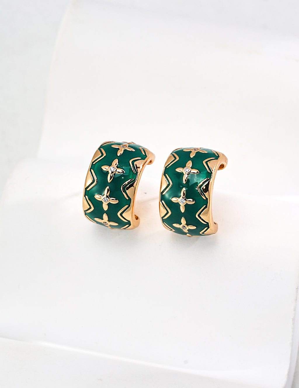 Court Vintage Earrings — 18K Gold Vermeil | SENLORE