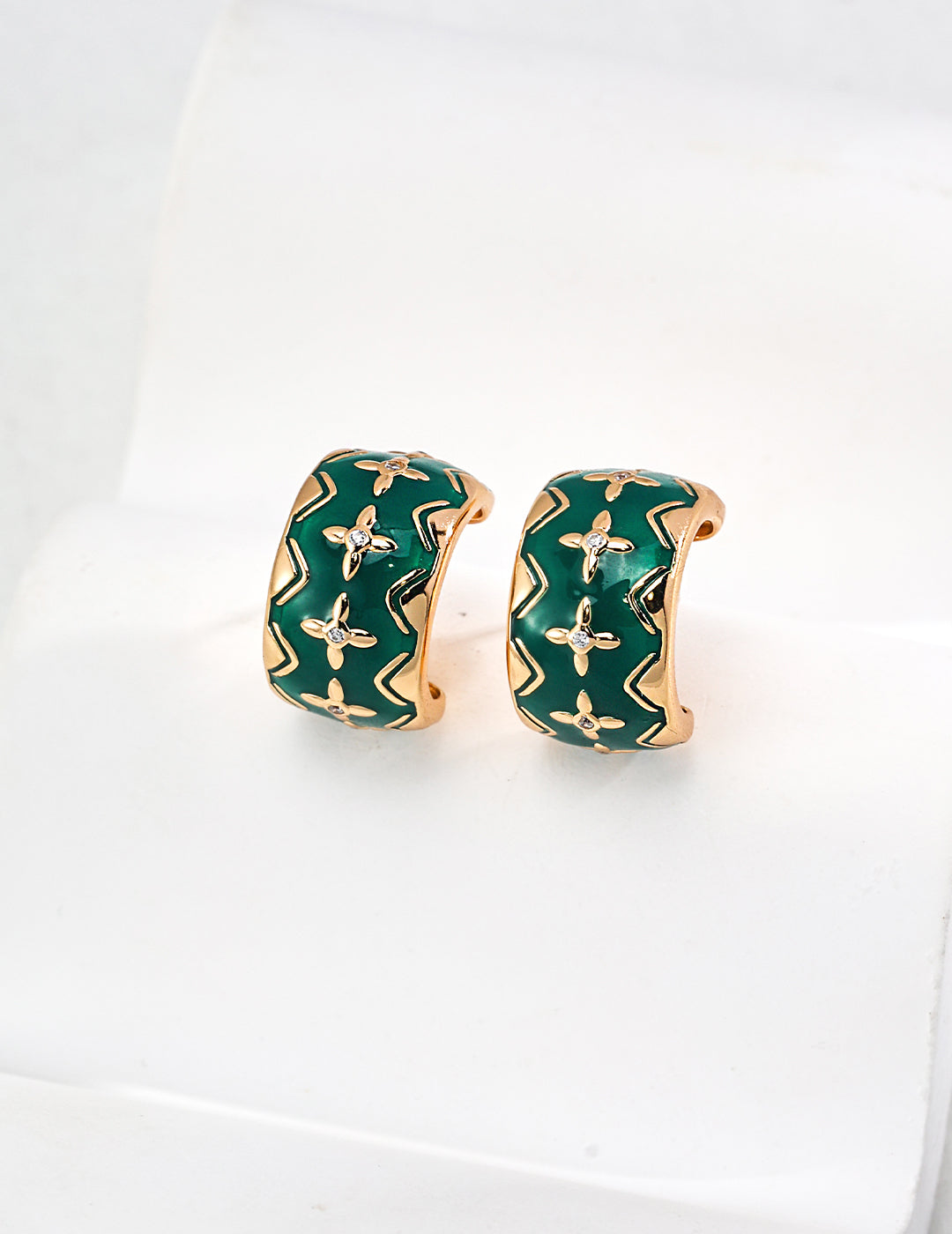 Court Vintage Earrings — 18K Gold Vermeil | SENLORE