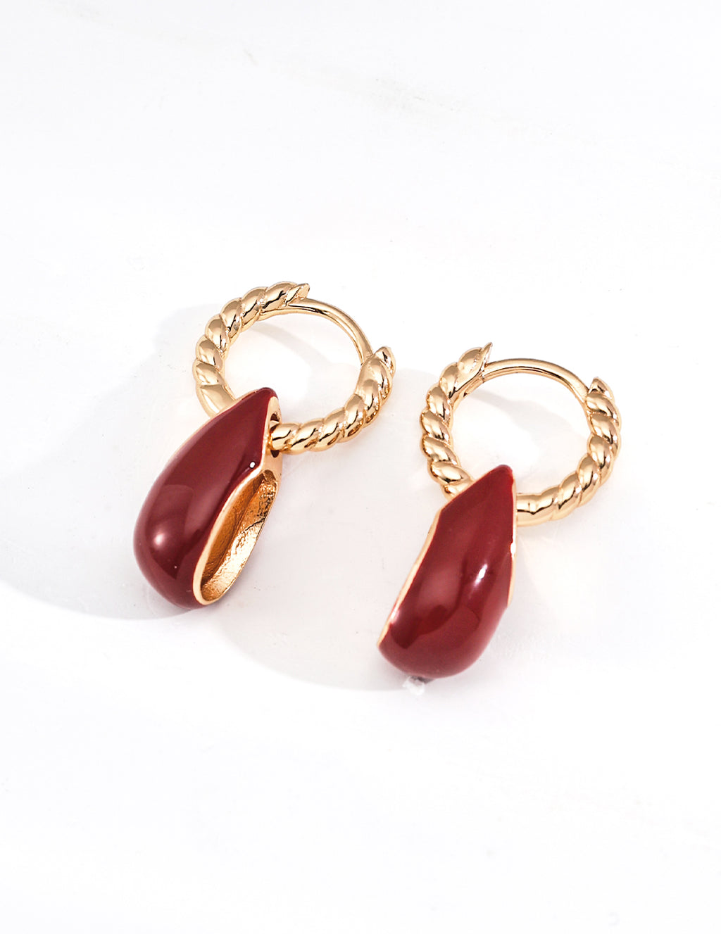 Two-Way Water Drop Earrings — 18K Gold Vermeil | SENLORE