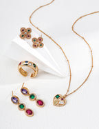SENLORE Byzantine Art Earrings – Front View