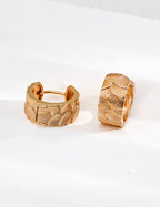Dragon Scale Earrings — Sterling Silver, 18K Gold Vermeil | SENLORE