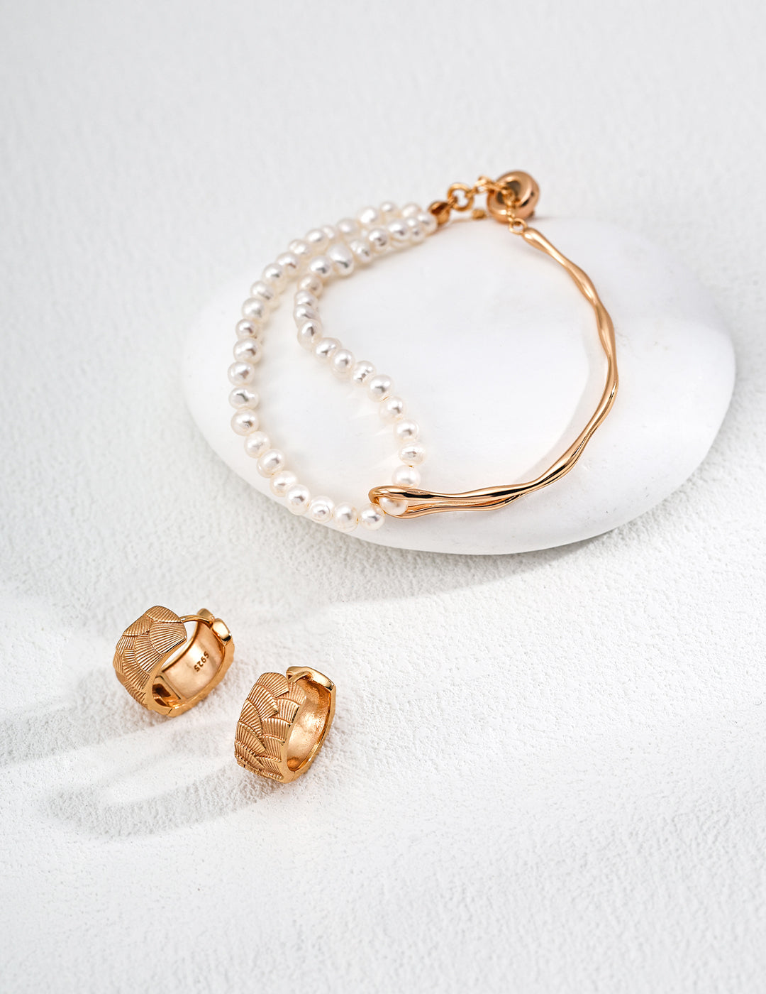 Dragon Scale Earrings — Sterling Silver, 18K Gold Vermeil | SENLORE