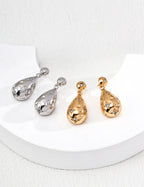 Starlight Teardrop Earrings — Sterling Silver, 18K Gold Vermeil, cubic zirconia | SENLORE