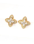 Classic Four-Leaf Clover Zircon Ring — Sterling Silver, 18K Gold Vermeil, cubic zirconia | SENLORE
