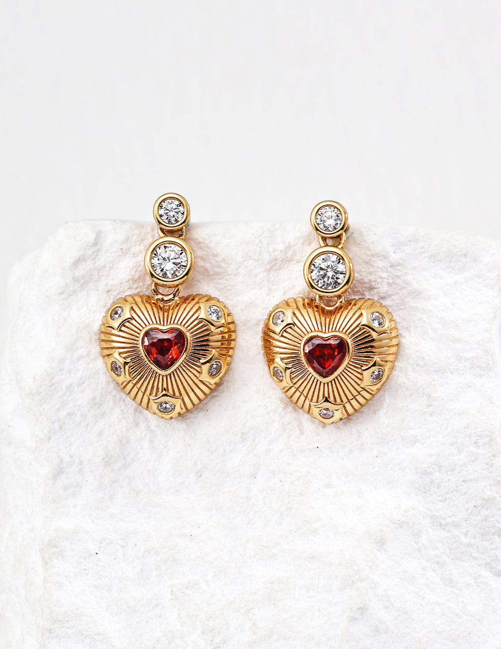 SENLORE Gothic Style Earrings – Front View