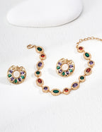 Monet Garden Zircon Earrings — 18K Gold Vermeil, cubic zirconia | SENLORE