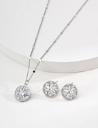 SENLORE Vintage Starburst Earrings – Front View