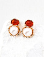 SENLORE Karst Pearl Earrings – Side View