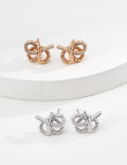 SENLORE Designer Zircon Earrings – Front View