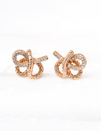 SENLORE Designer Zircon Earrings – Detail Close-up