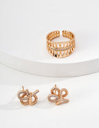 SENLORE Designer Zircon Earrings – Lifestyle Shot
