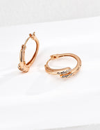 Versatile Everyday Earrings — 18K Gold Vermeil, natural freshwater pearl, cubic zirconia | SENLORE