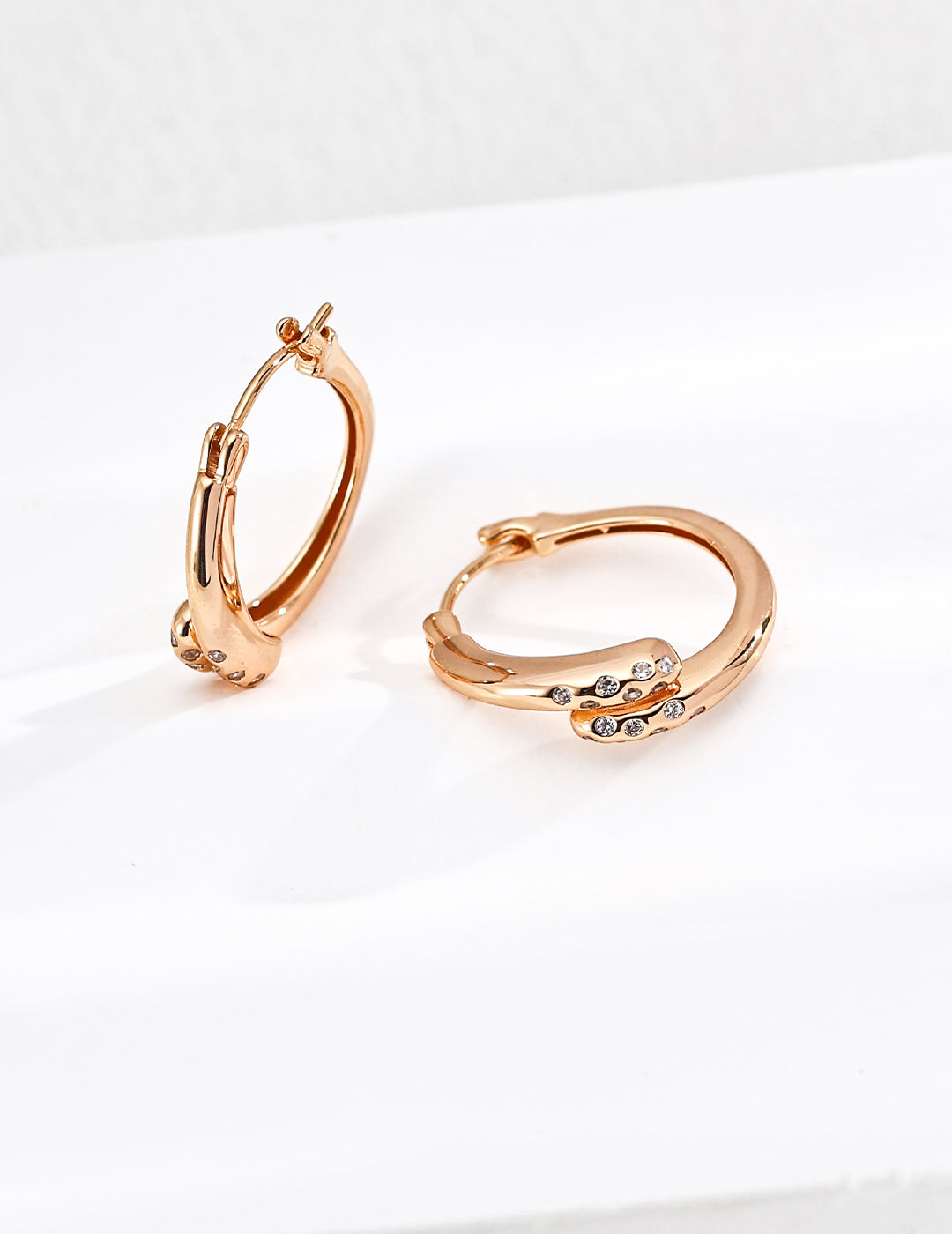 Versatile Everyday Earrings — 18K Gold Vermeil, natural freshwater pearl, cubic zirconia | SENLORE