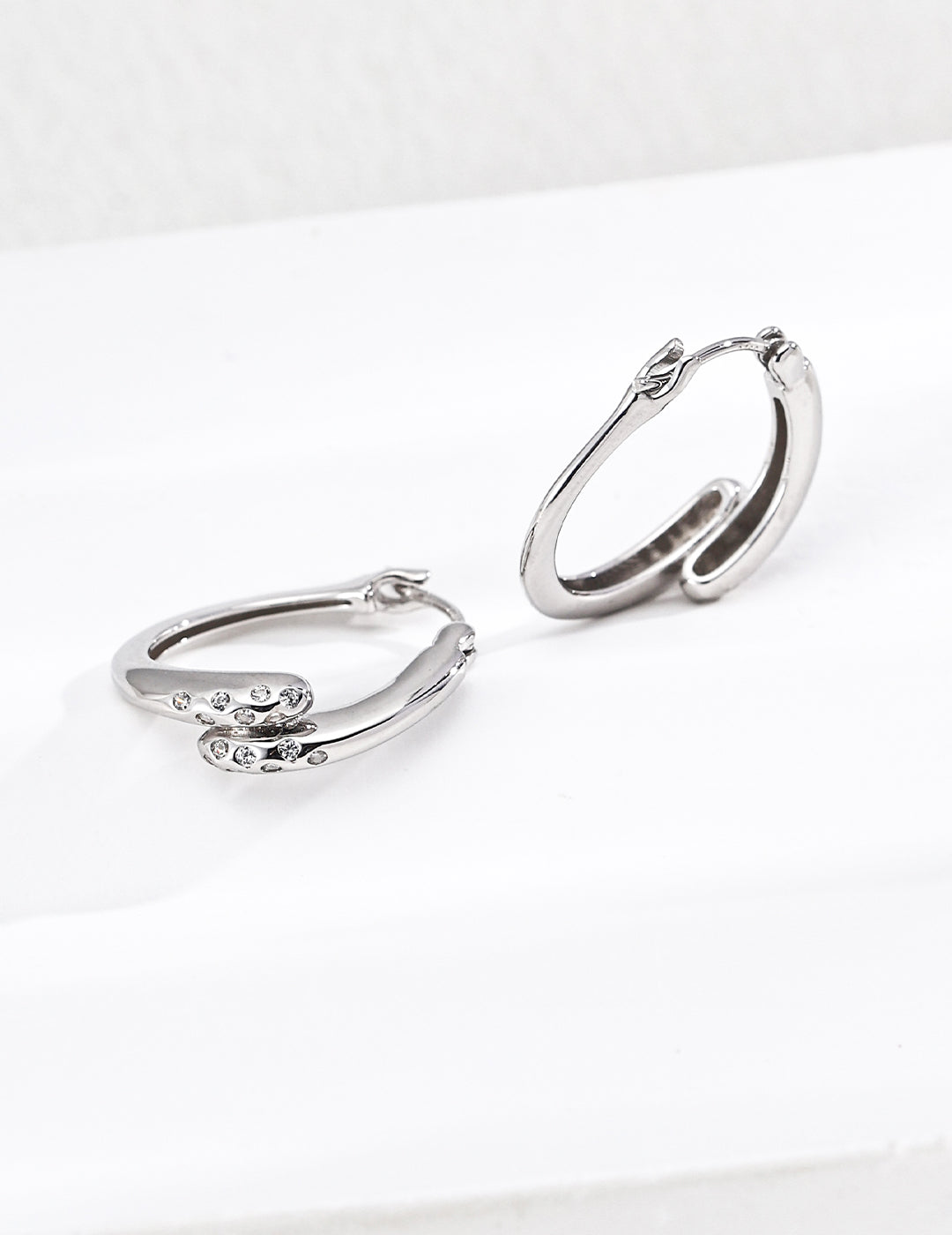 Versatile Everyday Earrings — 18K Gold Vermeil, natural freshwater pearl, cubic zirconia | SENLORE