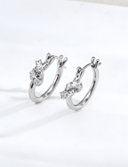 SENLORE Good Luck Minimalist Earrings – Side View