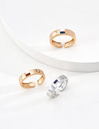 SENLORE Color Block Earrings – Lifestyle Shot