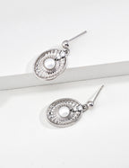 SENLORE Lucky Compass Stud Earrings – Side View