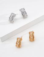 SENLORE Fluid Vintage Earrings – Front View