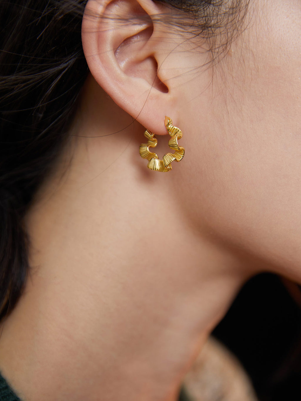 French 18K Gold Vermeil Earrings — 18K Gold Vermeil | SENLORE