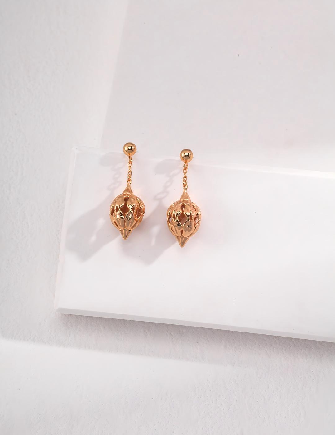 Flower Cluster Earrings — Sterling Silver, 18K Gold Vermeil | SENLORE