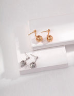 Flower Cluster Earrings — Sterling Silver, 18K Gold Vermeil | SENLORE