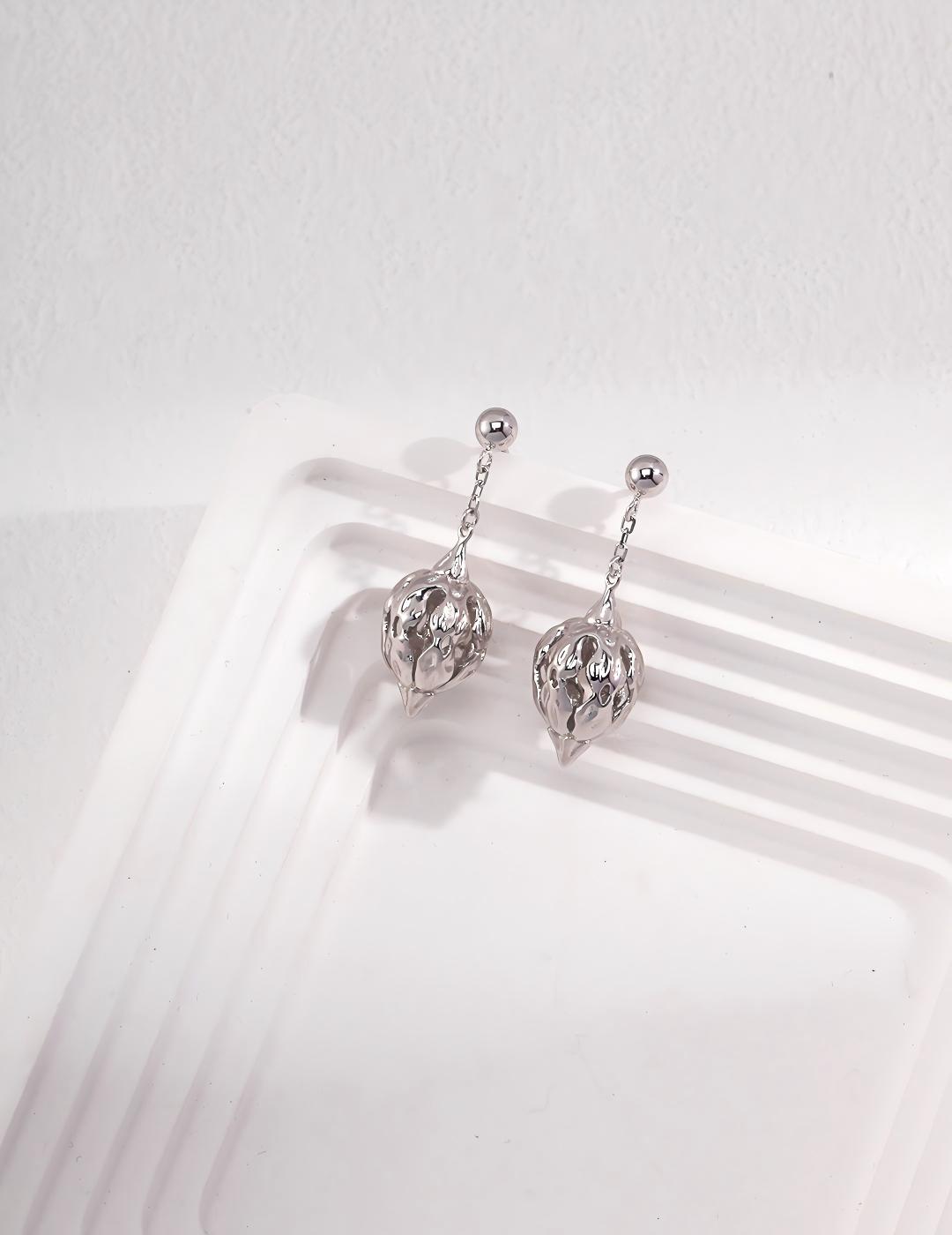 Flower Cluster Earrings — Sterling Silver, 18K Gold Vermeil | SENLORE