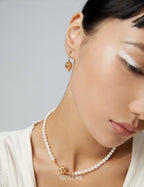 Flower Cluster Earrings — Sterling Silver, 18K Gold Vermeil | SENLORE