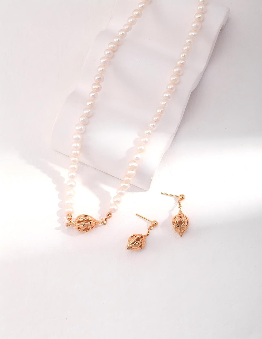 Flower Cluster Earrings — Sterling Silver, 18K Gold Vermeil | SENLORE
